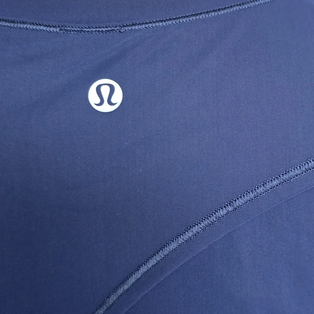 Lululemon UV Protection Fold-Over Running Long-Sleeve Shirt Night Sea